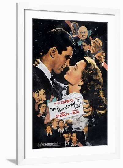 It's a Wonderful Life, Nose to Nose, 1946-null-Framed Art Print