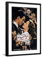 It's a Wonderful Life, Nose to Nose, 1946-null-Framed Art Print