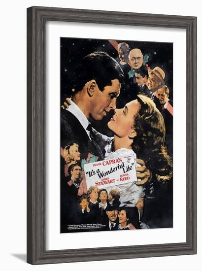 It's a Wonderful Life, Nose to Nose, 1946-null-Framed Art Print