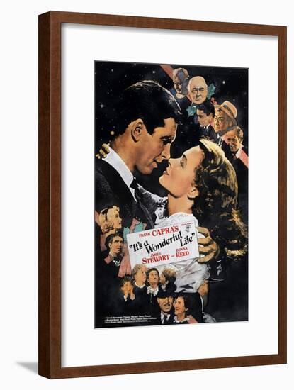 It's a Wonderful Life, Nose to Nose, 1946-null-Framed Art Print