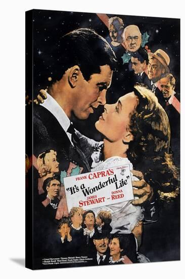 It's a Wonderful Life, Nose to Nose, 1946-null-Stretched Canvas