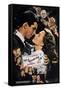 It's a Wonderful Life, Nose to Nose, 1946-null-Framed Stretched Canvas