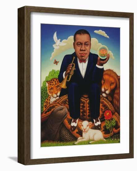 It's a Wonderful World' 2006-Frances Broomfield-Framed Giclee Print