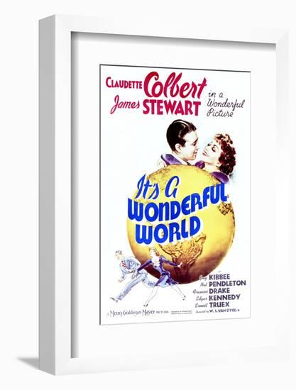 It's a Wonderful World - Movie Poster Reproduction-null-Framed Photo