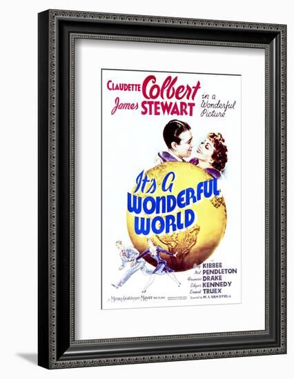 It's a Wonderful World - Movie Poster Reproduction-null-Framed Photo