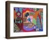 It's About Time, 2022 (acrylic on canvas)-Frances Ferdinands-Framed Giclee Print