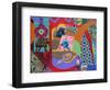 It's About Time, 2022 (acrylic on canvas)-Frances Ferdinands-Framed Giclee Print