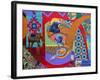 It's About Time (Revised), 2022 (acrylic on canvas)-Frances Ferdinands-Framed Giclee Print