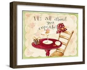 It's All About You Cupcake-Dan Dipaolo-Framed Art Print