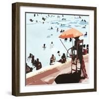 It’s All Going Just Swimmingly-BethAnn Lawson-Framed Art Print