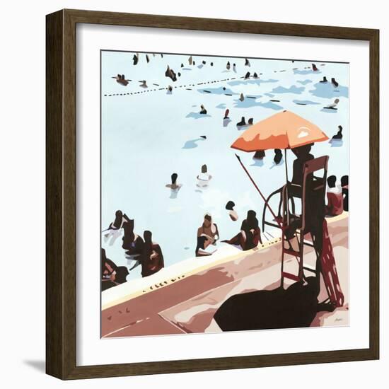 It’s All Going Just Swimmingly-BethAnn Lawson-Framed Art Print