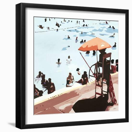 It’s All Going Just Swimmingly-BethAnn Lawson-Framed Art Print