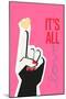 It's All Love Hand Pink-Frances Collett-Mounted Giclee Print