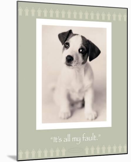 It's All My Fault-Rachael Hale-Mounted Premium Giclee Print