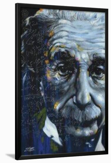 It's All Relative - Einstein-Stephen Fishwick-Lamina Framed Poster