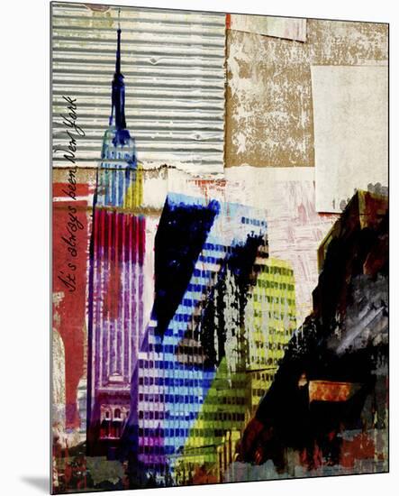 It's Always Been New York 2-null-Mounted Art Print