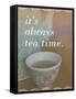 It's Always Tea Time-Cindy Miller Hopkins-Framed Stretched Canvas