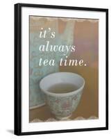 It's Always Tea Time-Cindy Miller Hopkins-Framed Art Print