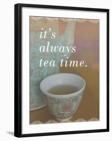 It's Always Tea Time-Cindy Miller Hopkins-Framed Art Print