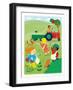 It's Apple Time - Turtle-Sheree Boyd-Framed Giclee Print