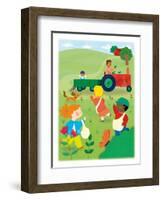 It's Apple Time - Turtle-Sheree Boyd-Framed Giclee Print