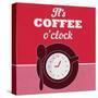 It's Coffee O'Clock 1-Lorand Okos-Stretched Canvas