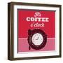 It's Coffee O'Clock 1-Lorand Okos-Framed Art Print