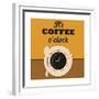 It's Coffee O'Clock-Lorand Okos-Framed Premium Giclee Print