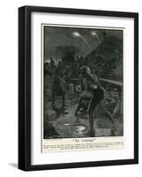 It's Coming! Gas Attack-Ernest Prater-Framed Art Print