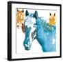 It's Cool To Be Blue-Marvin Pelkey-Framed Giclee Print