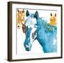 It's Cool To Be Blue-Marvin Pelkey-Framed Giclee Print