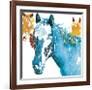 It's Cool To Be Blue-Marvin Pelkey-Framed Giclee Print