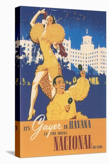 It's Gayer in Havana-null-Stretched Canvas