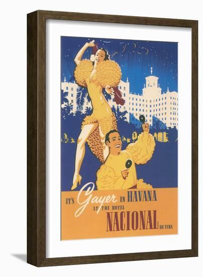 It's Gayer in Havana-null-Framed Art Print