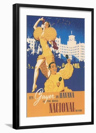 It's Gayer in Havana-null-Framed Art Print