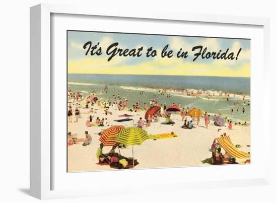 It's Great to be in Florida-null-Framed Art Print