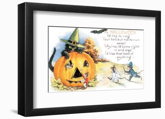 It's Halloween-null-Framed Art Print