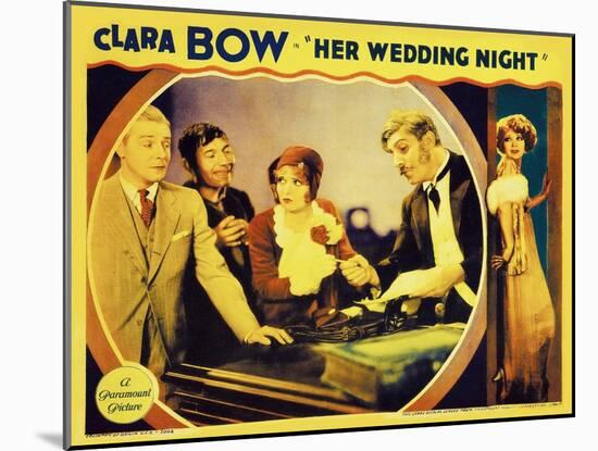 It's Her Wedding Night, 1930-null-Mounted Art Print