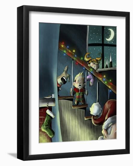 It's Him-Mischief Factory-Framed Giclee Print