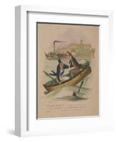 It's Most Hinfamous to Let These Here Steamers Out on a Sunday..., 1834-Henry Heath-Framed Giclee Print