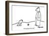 "It's not going to throw itself." - New Yorker Cartoon-Charles Barsotti-Framed Premium Giclee Print