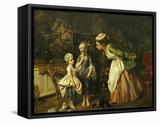 It's Not Me, 1872-Henri Guillaume Schlesinger-Framed Stretched Canvas