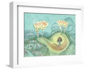 It's Not So Amusing in the Middle-April Hartmann-Framed Giclee Print