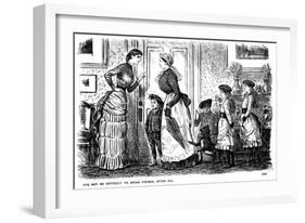 It's Not So Difficult to Speak French, after All, 1882-George Du Maurier-Framed Giclee Print