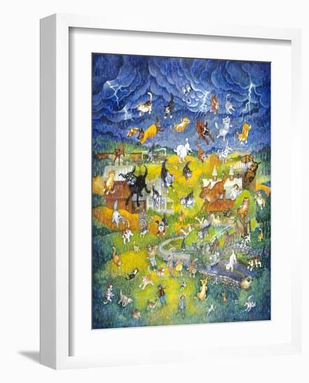 It's Raining it's Pouring-Bill Bell-Framed Giclee Print