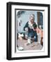 ’It’s So Simple’-Norman Rockwell-Framed Giclee Print