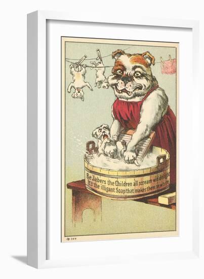 It's the Illigant Soap That Makes Them So White Trade Card-null-Framed Giclee Print