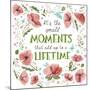 It's the Small Moments on White-Heather Rosas-Mounted Art Print