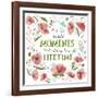 It's the Small Moments on White-Heather Rosas-Framed Art Print