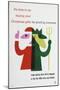 It's Time to Be Buying Your Christmas Gifts for Posting Overseas-Tom Eckersley-Mounted Art Print